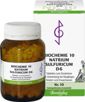 BIOCHEMIE 10 Natrium sulfuricum D 6 Tabletten