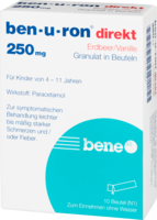 BEN-U-RON direkt 250 mg Granulat Erdbeer/Vanille