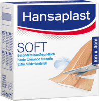 HANSAPLAST Soft Pflaster 4 cmx5 m Rolle