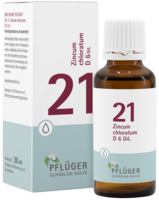 BIOCHEMIE Pflüger 21 Zincum chloratum D 6 Tropfen