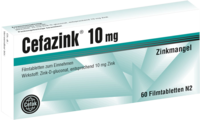 CEFAZINK 10 mg Filmtabletten